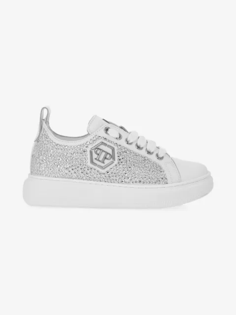 Philipp Plein Junior crystal-embellished sneakers