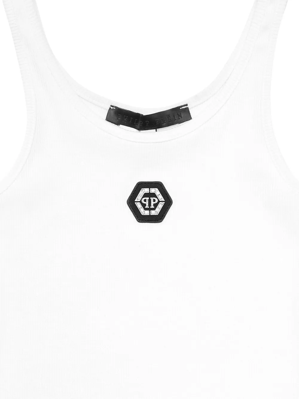 Philipp Plein Jersey tanktop Wit