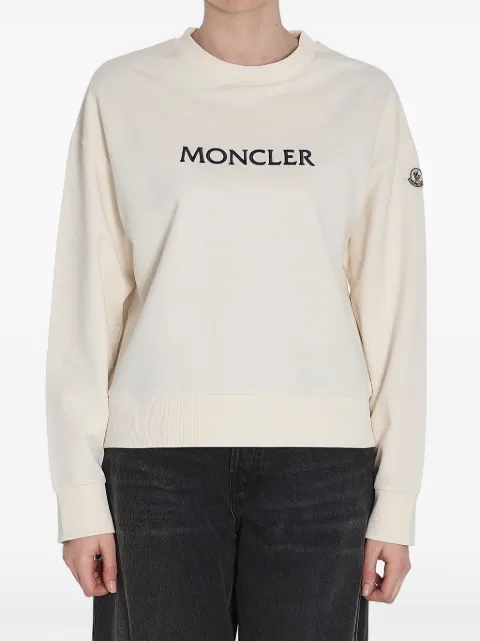 Moncler sudadera con logo estampado