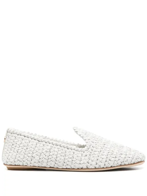 Moncler interwoven-design slippers