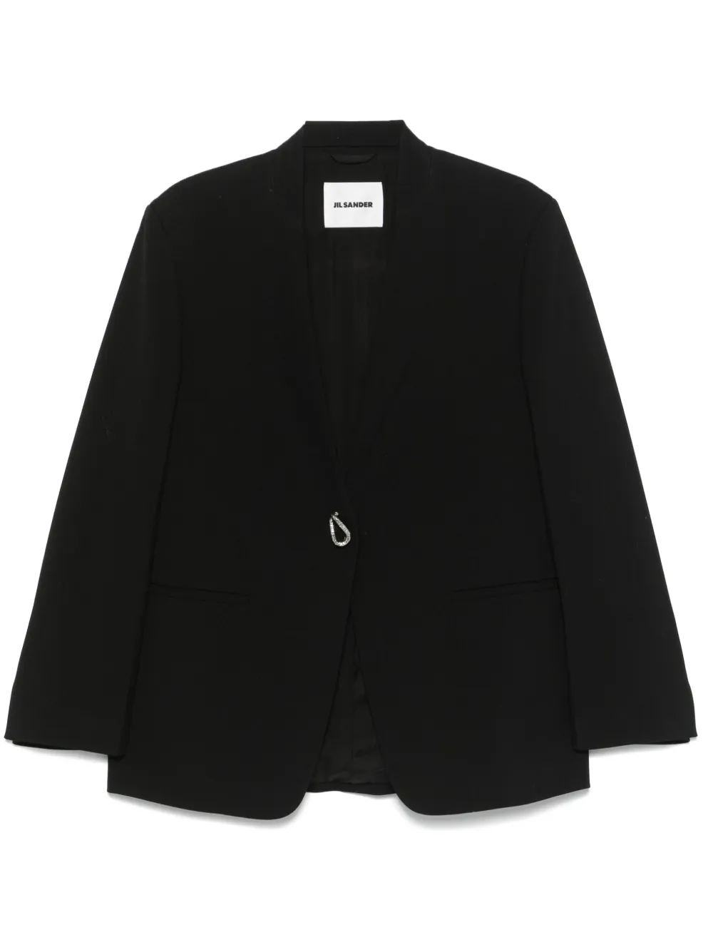 Jil Sander Wollen blazer Zwart