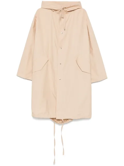 Jil Sander معطف بطبعة شعار الماركة