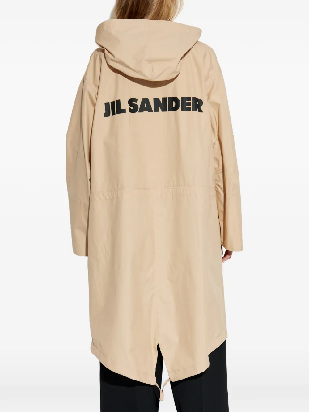 Jil Sander Jas met logoprint Beige