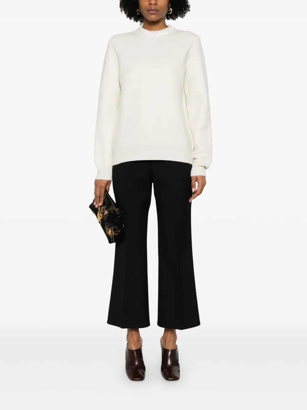 Jil Sander Pantalon - Zwart