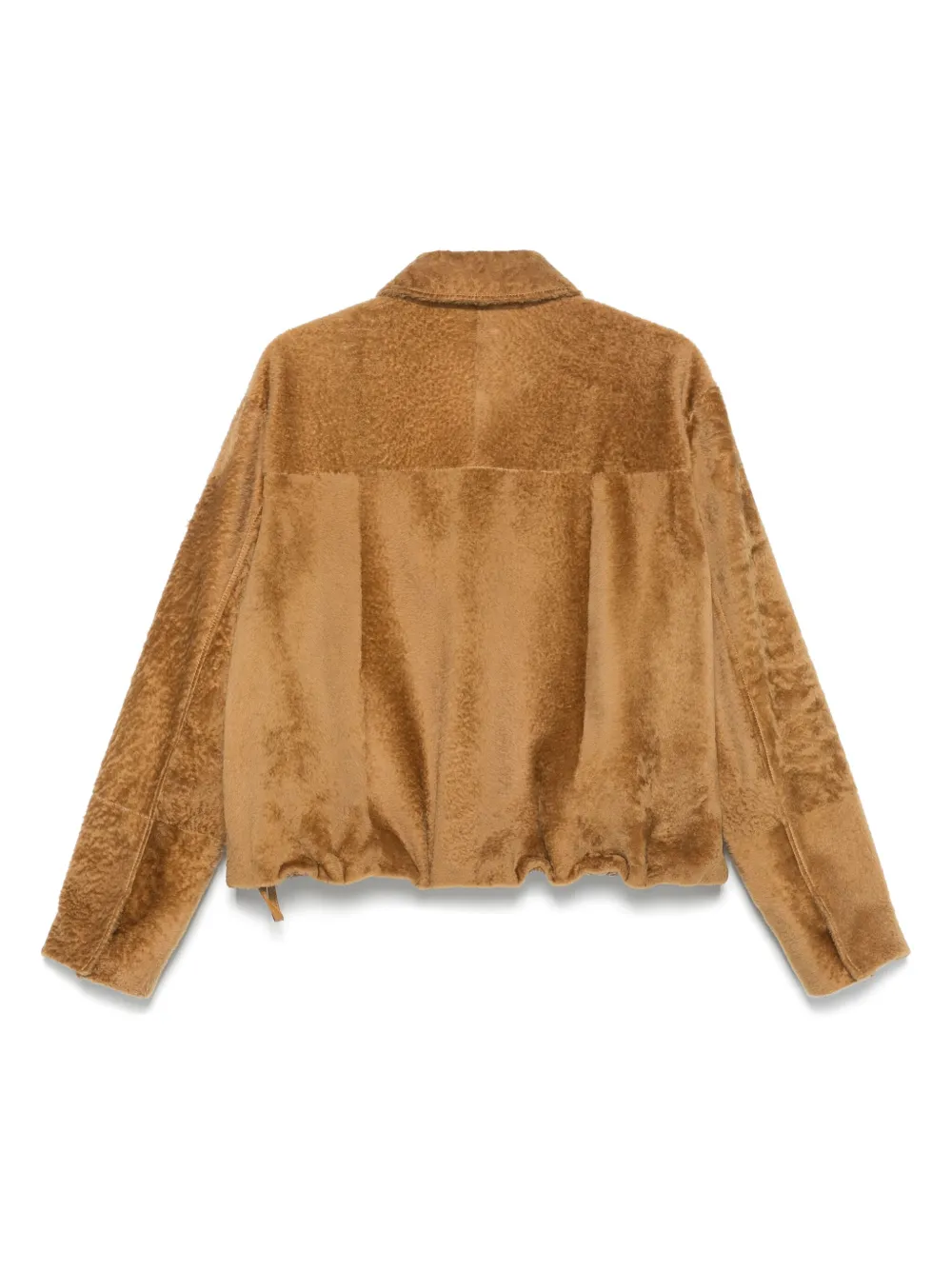 Jil Sander Lammy coat Bruin