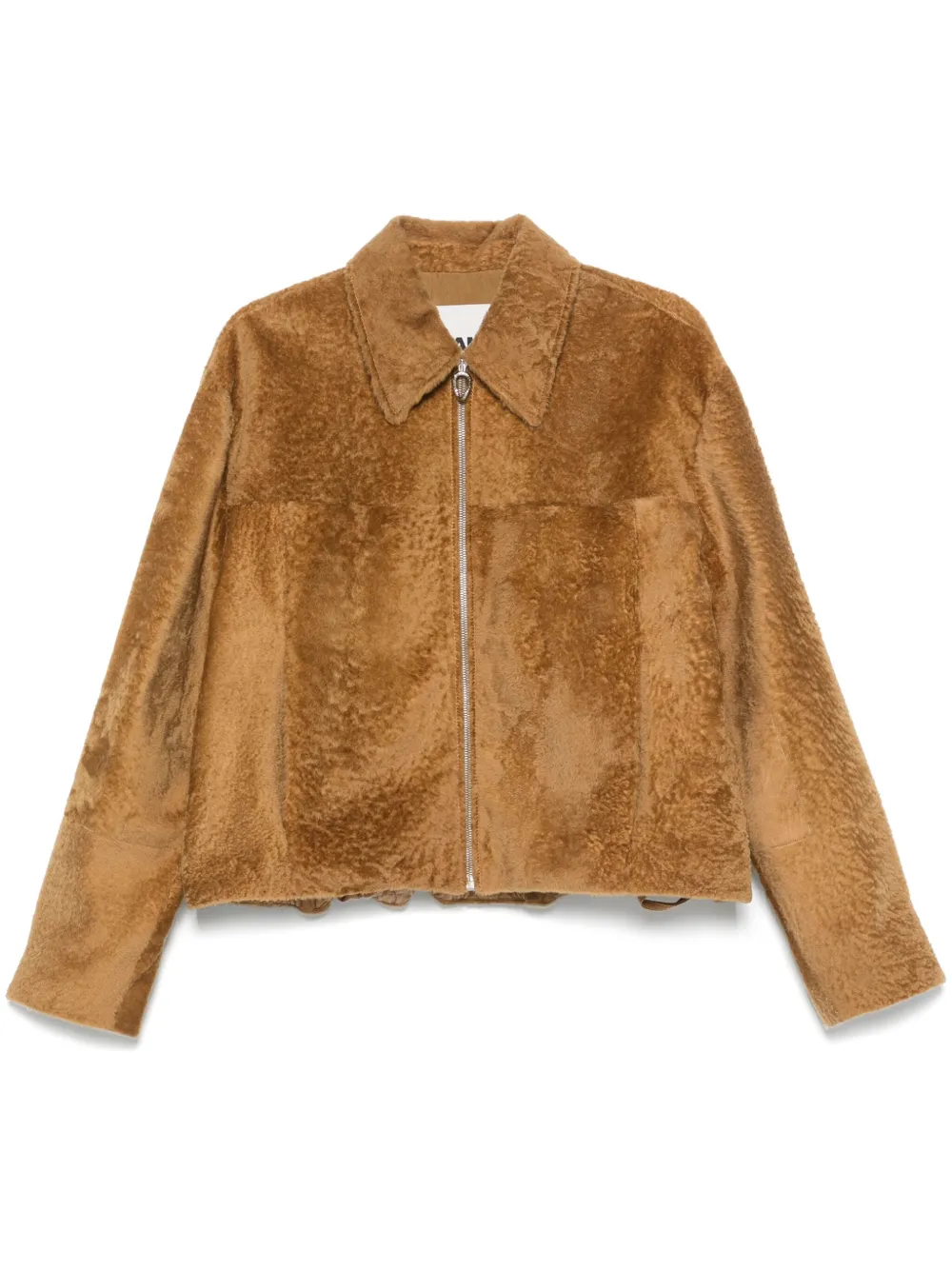 Jil Sander Lammy coat Bruin