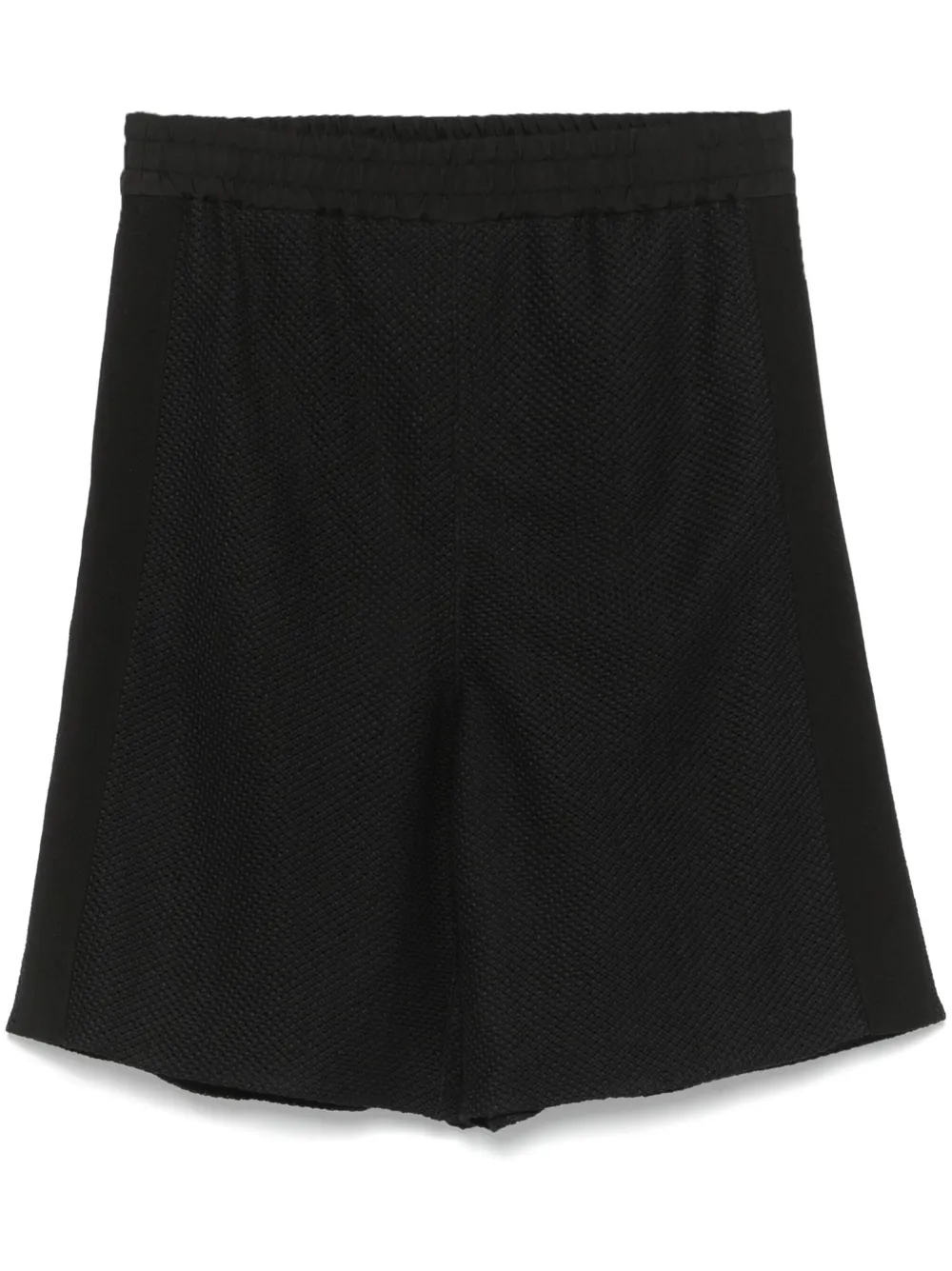 Jil Sander Geweven shorts Zwart