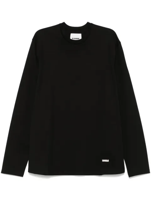 Jil Sander logo-plaque T-shirt
