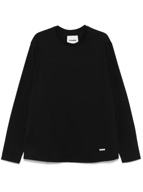 Jil Sander logo-plaque T-shirt