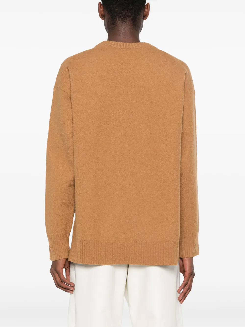 Jil Sander Wollen trui Bruin