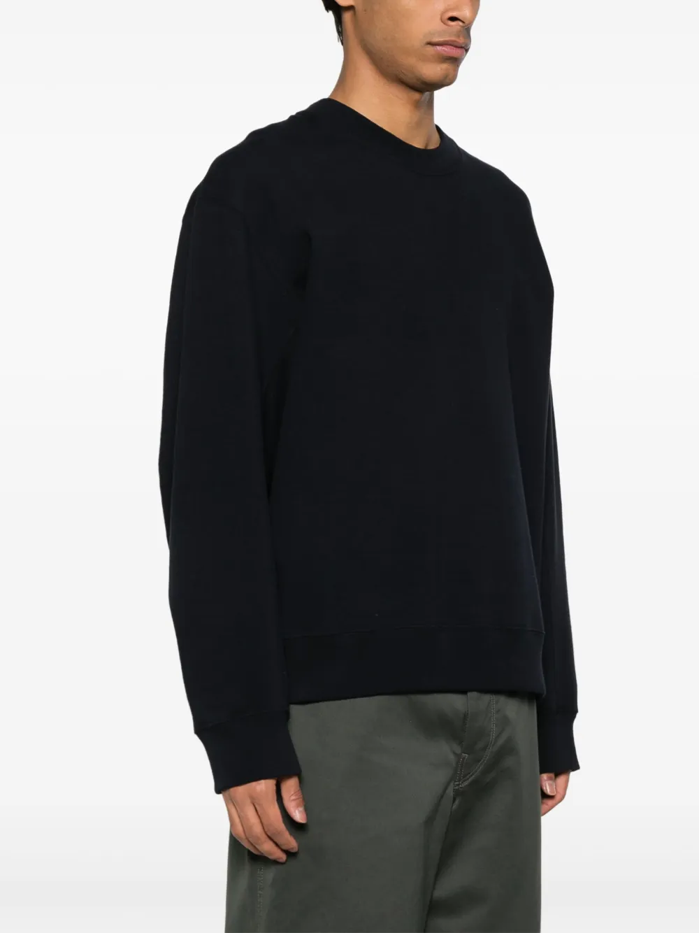 Jil Sander Katoenen sweater Blauw