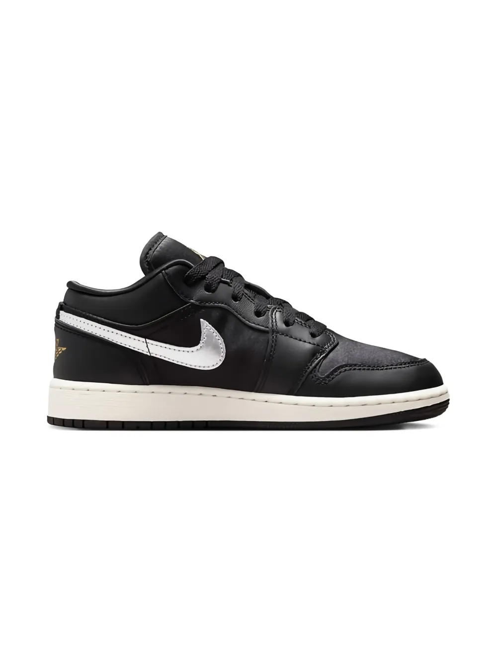 Jordan Kids Air Jordan 1 Low SE "Black Metallic Gold" sneakers