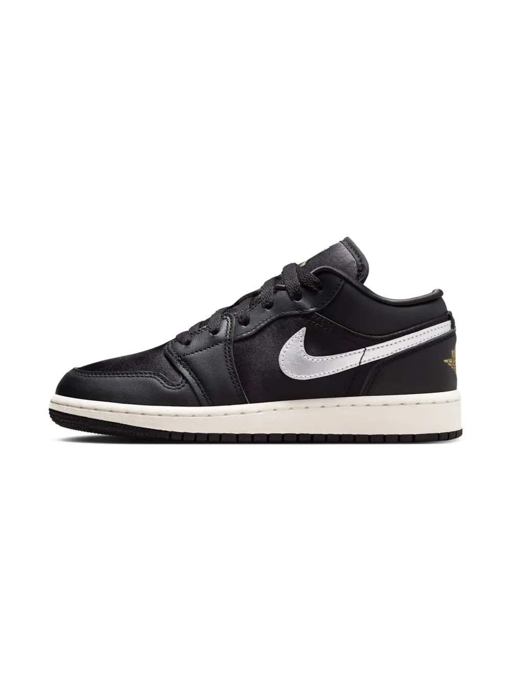 Jordan Kids Air Jordan 1 Low SE "Black Metallic Gold" sneakers
