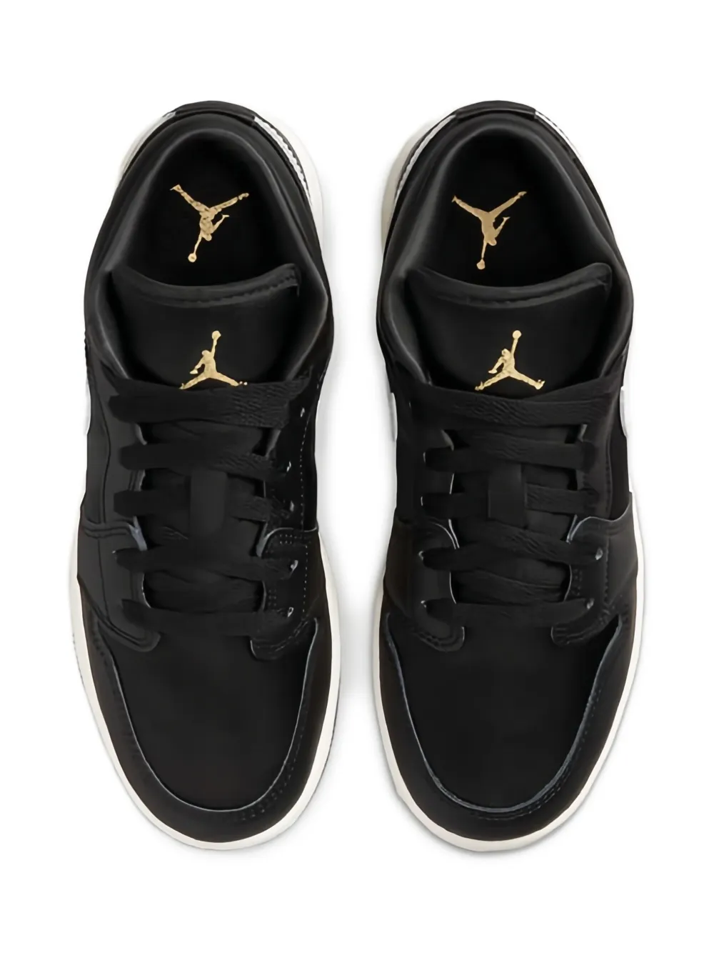 Jordan Kids Air Jordan 1 Low SE "Black Metallic Gold" sneakers