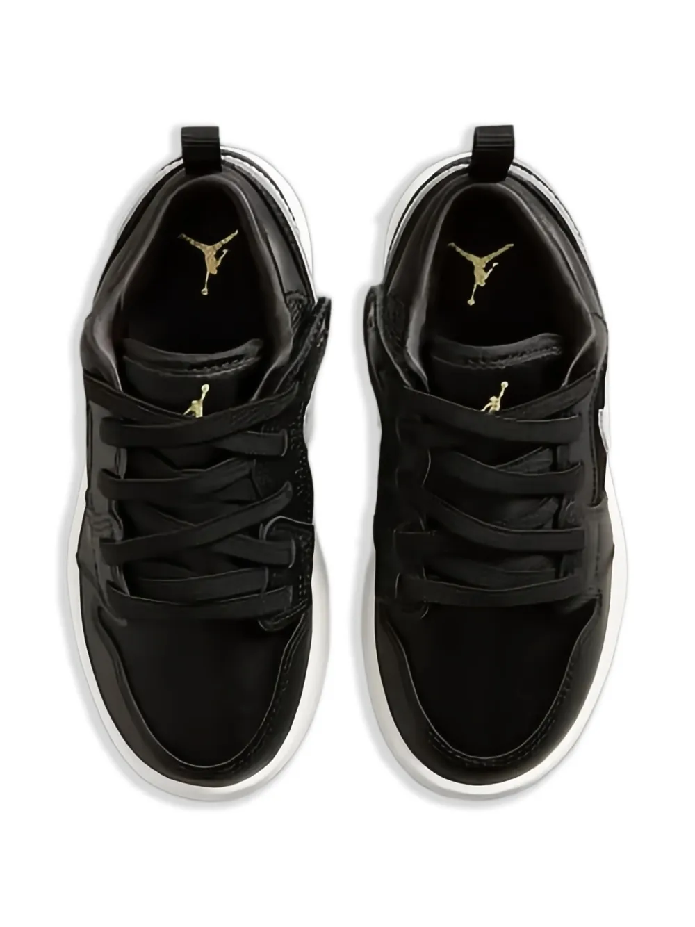 Jordan Kids Air Jordan 1 Low SE "Black Metallic Gold" sneakers