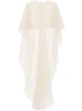 Amsale tulle cape - Neutrals