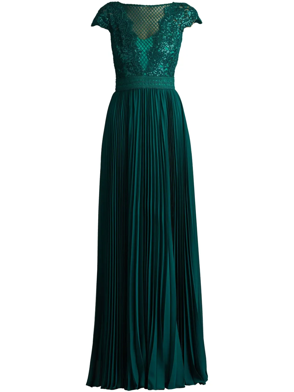 Tadashi Shoji robe Surette à coupe longue - Vert