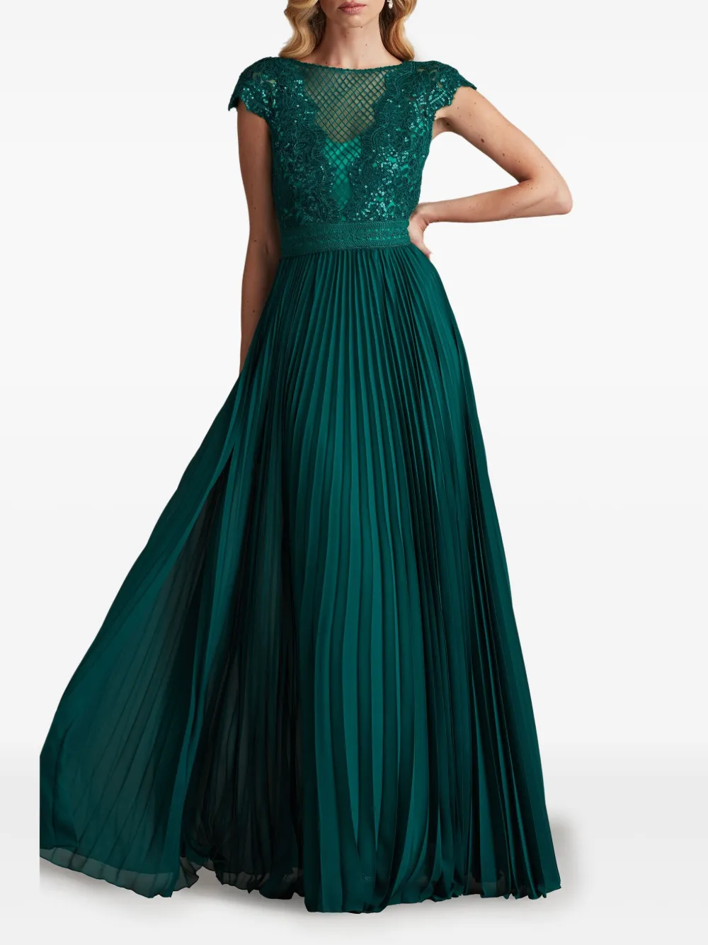 Tadashi Shoji Surette maxi-jurk - Groen