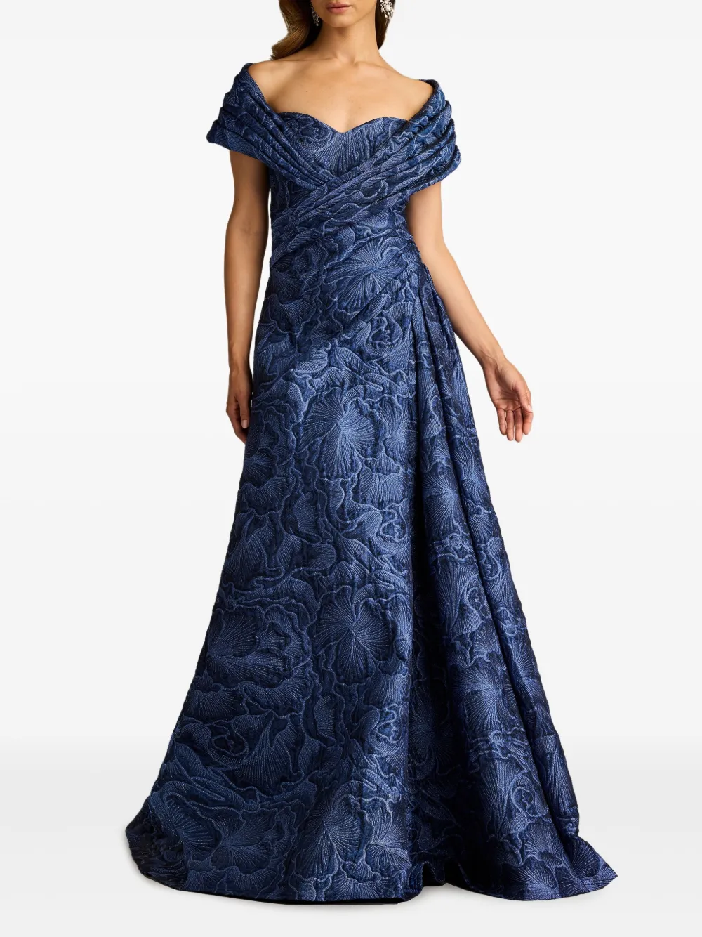 Tadashi Shoji Durant gown - Blauw