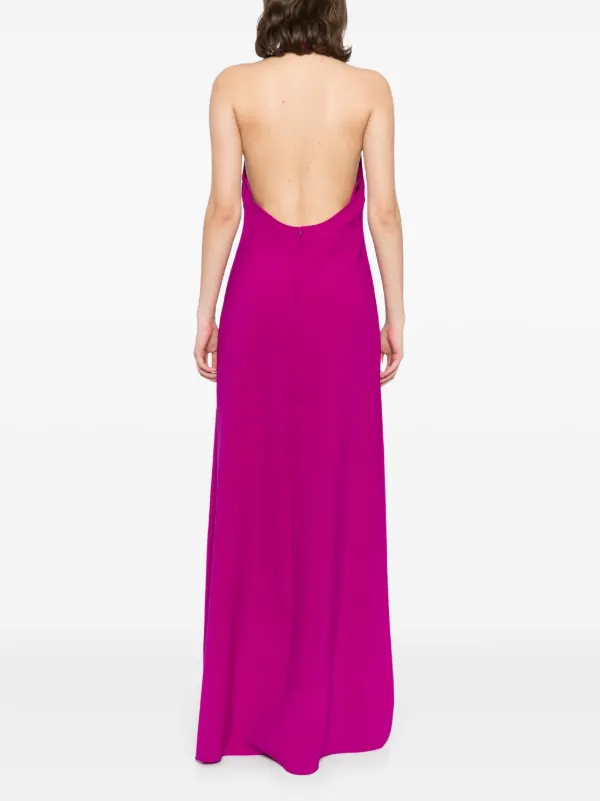 flowy halter midi dress Scallop Halter Midi Dress main image 1