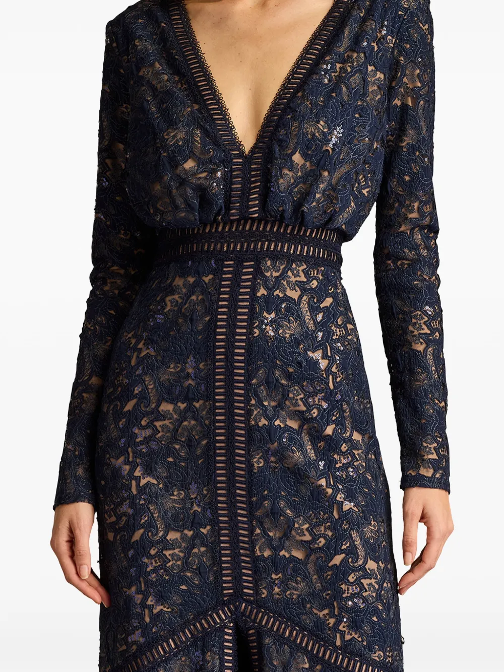 Tadashi Shoji Alawa jurk Blauw