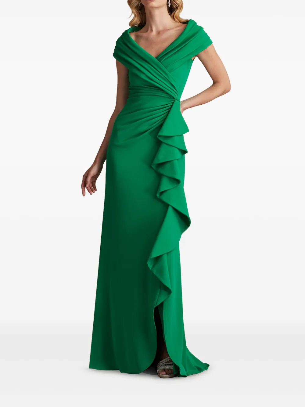 Tadashi Shoji Talise gown - Groen