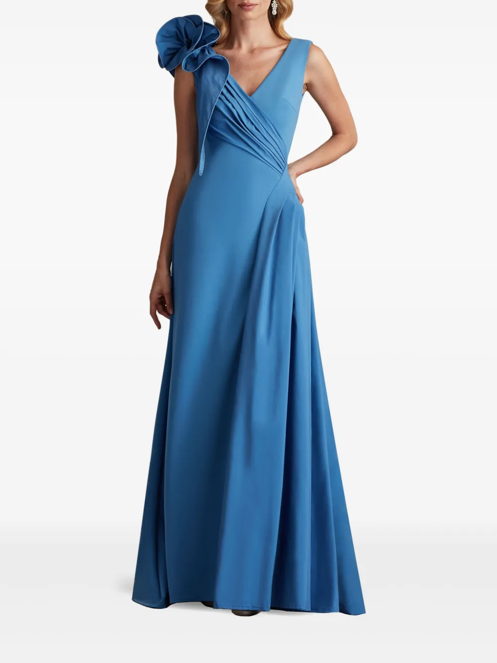 Tadashi Shoji Barlowe gown - Blauw