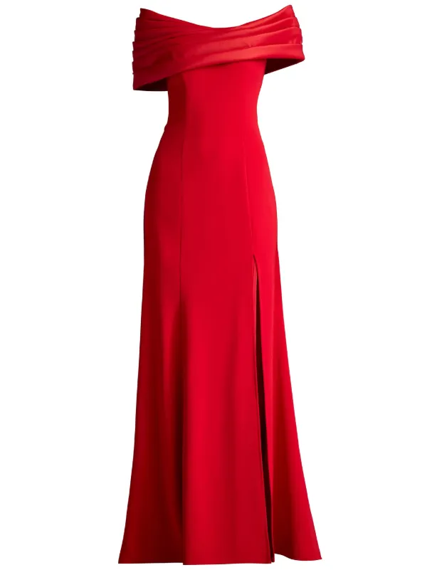 Tadashi Shoji Dalton Gown Red FARFETCH PT