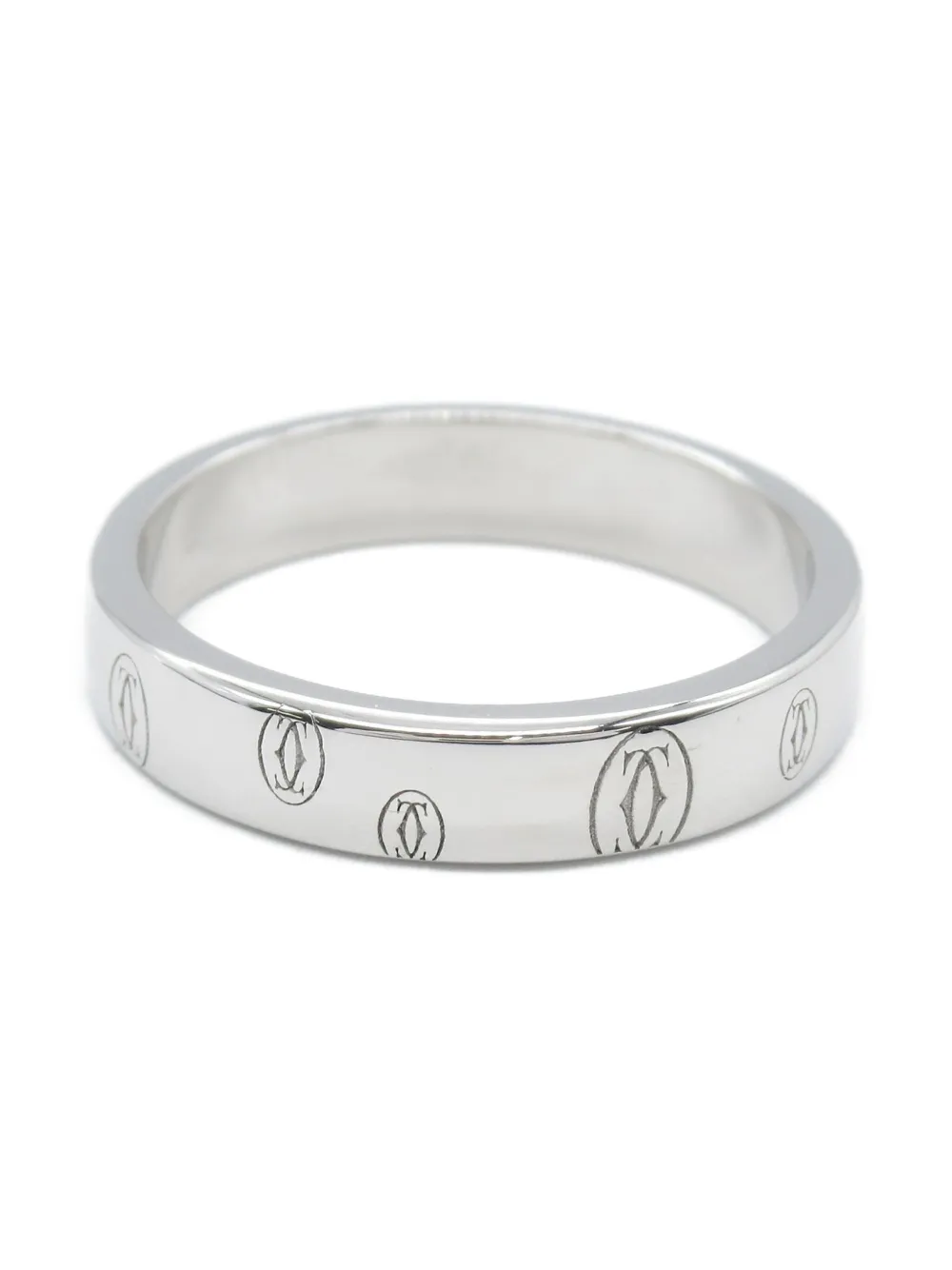 Cartier 10s 18kt white gold ring - Zilver