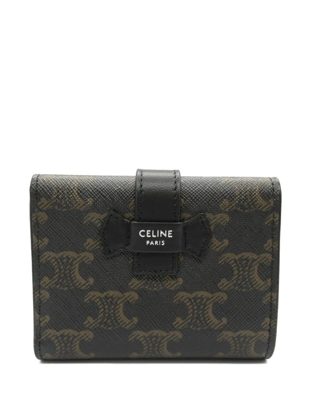 Céline Pre-Owned 2010s Triomphe tri-fold wallet - Zwart