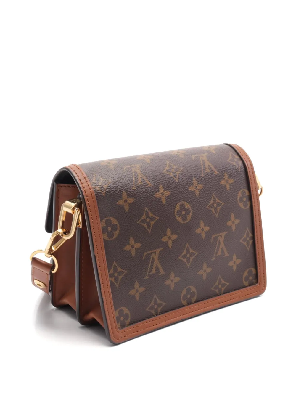 Louis Vuitton Pre-Owned 2021 mini Dauphine shoulder bag - Bruin