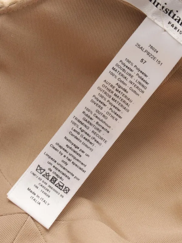 Christian Dior Pre-Owned 2020s DiorAlps キャップ | ニュートラル