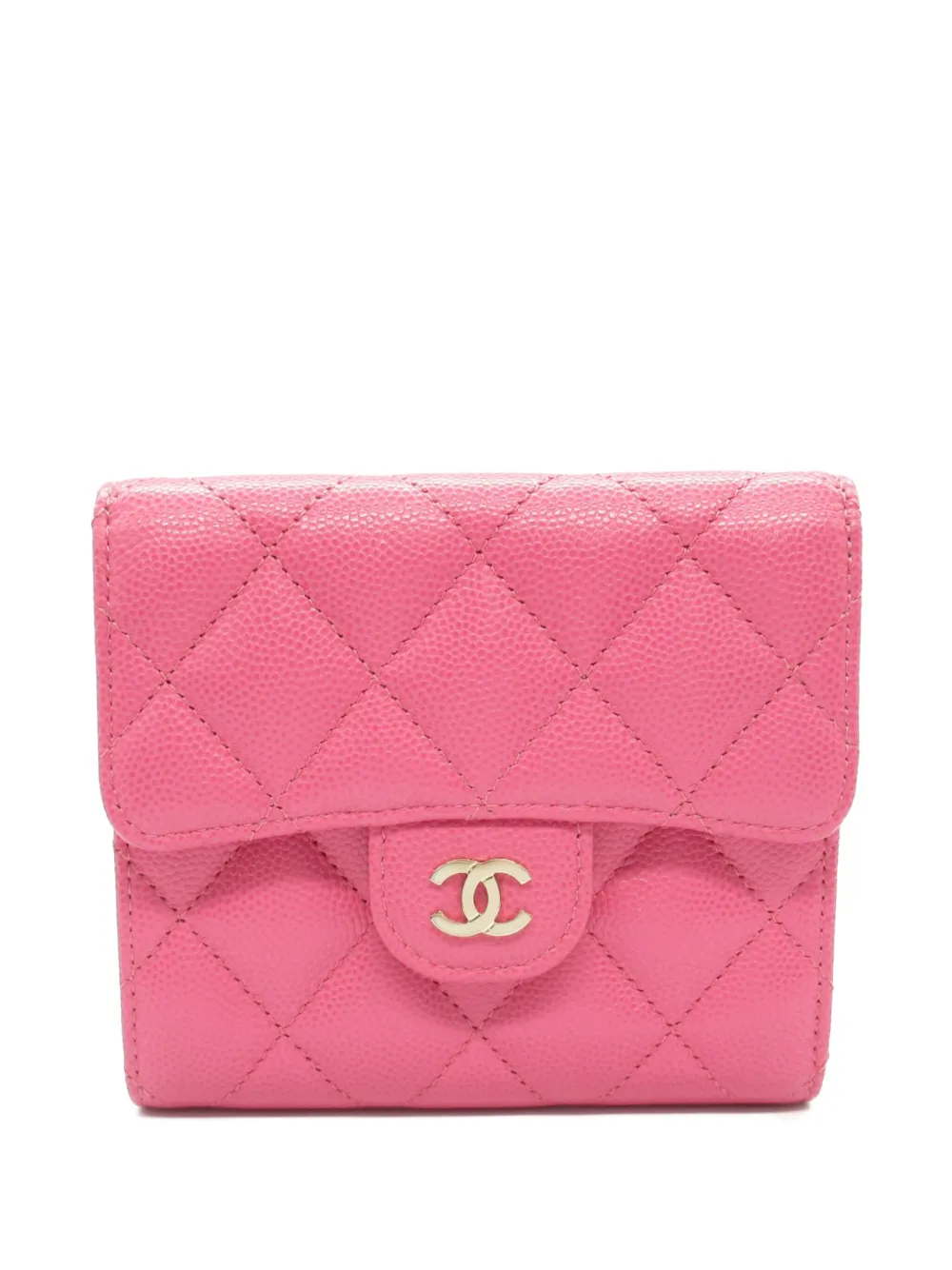 CHANEL Pre-Owned 2019 キルティング財布 | ピンク | FARFETCH JP