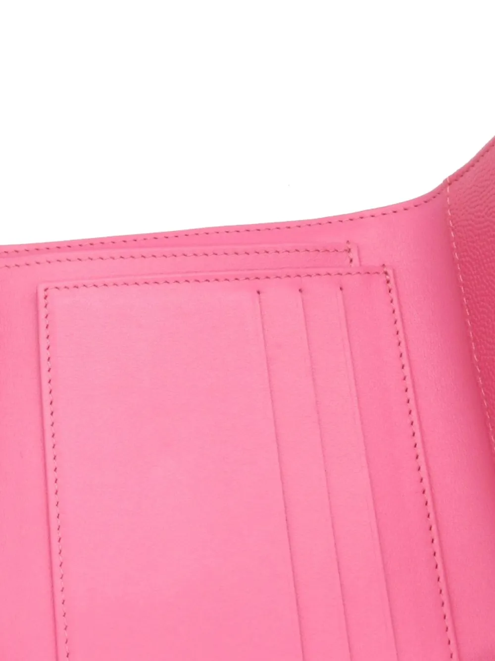 CHANEL ピンク キルティング 財布 CHANEL Pre-Owned 2019 キルティング財布 | ピンク | FARFETCH JP