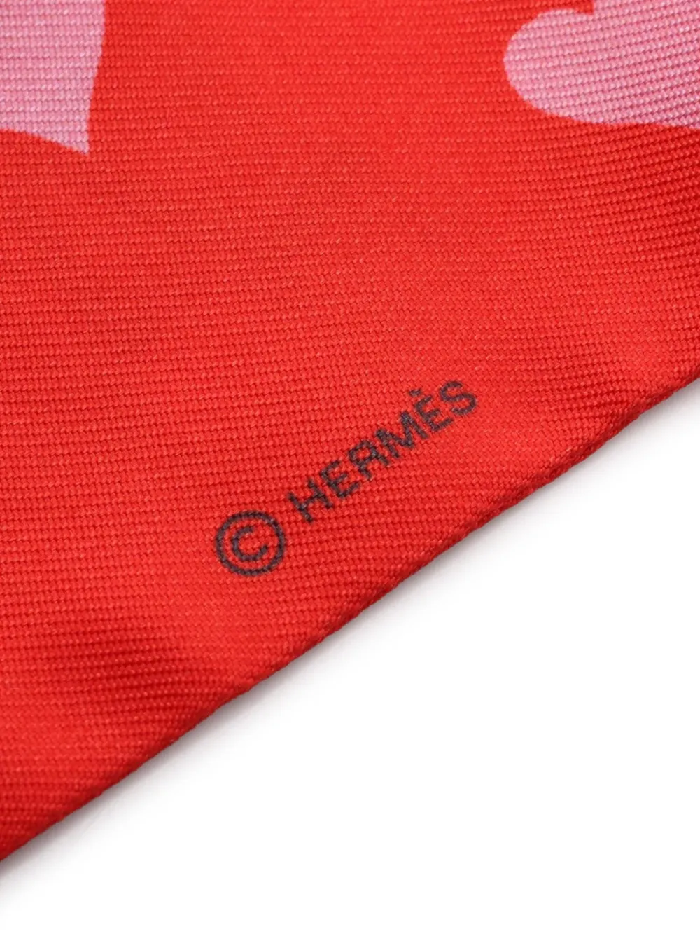 Hermès Pre-Owned 2010s Twilly Tea Time scarf - Rood