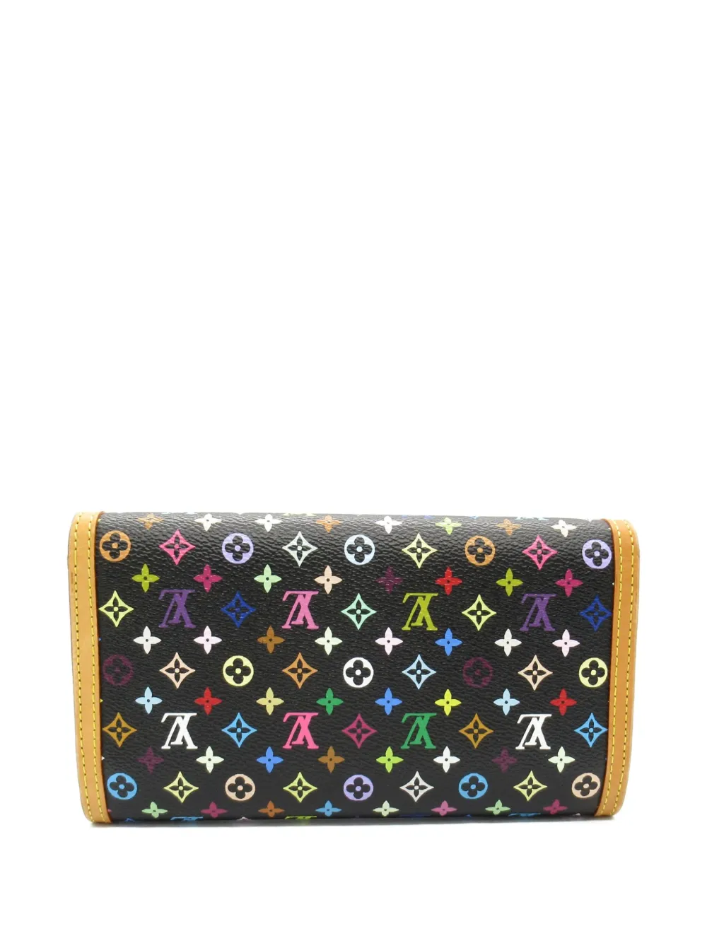 Louis Vuitton Pre-Owned 2003 x Takashi Murakami Porte Tresor wallet - Zwart