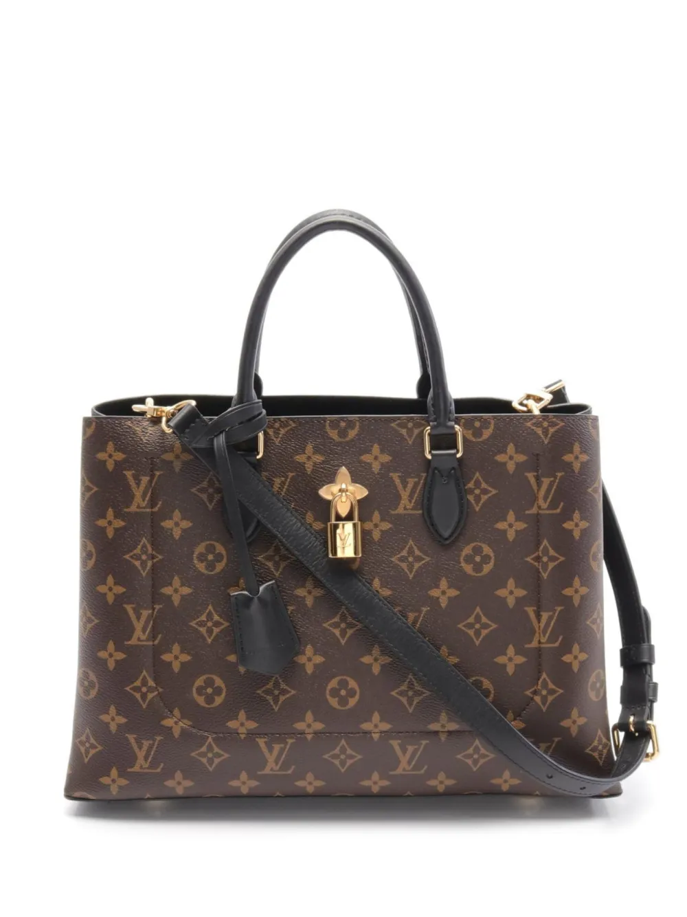 Louis Vuitton Pre-Owned 2018 モノグラム フラワーハンドバッグ - ブラウン Louis Vuitton Pre-Owned 2018 モノグラム フラワーハンドバッグ - ブラウン