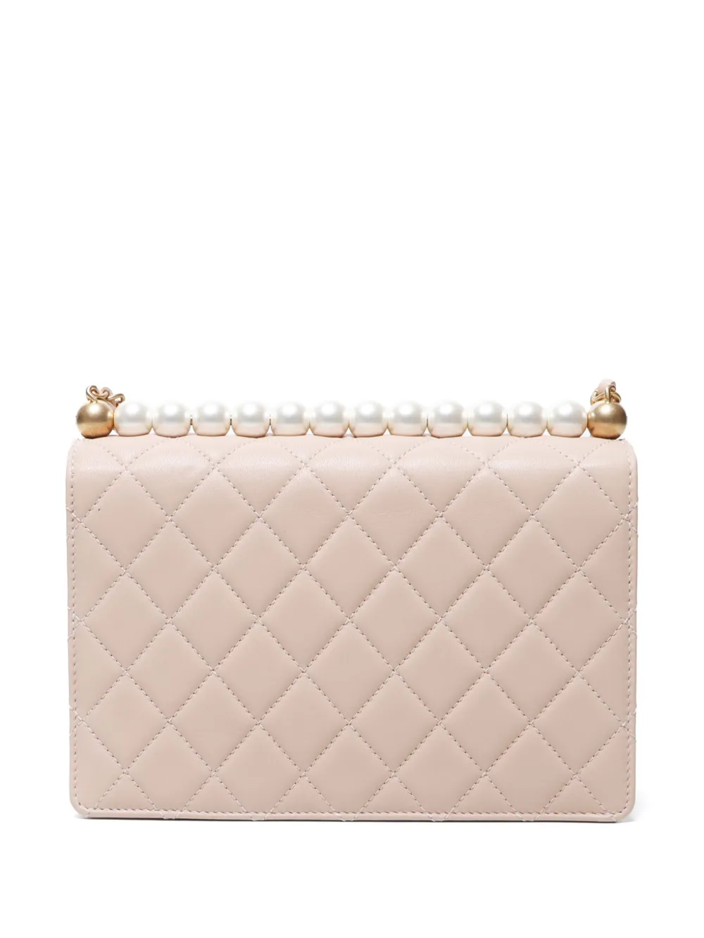 CHANEL Pre-Owned 2019 diamond-quilted flap shoulder bag - Roze