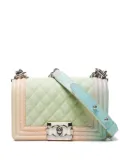 CHANEL Pre-Owned 2017 small Boy Chanel shoulder bag - Green