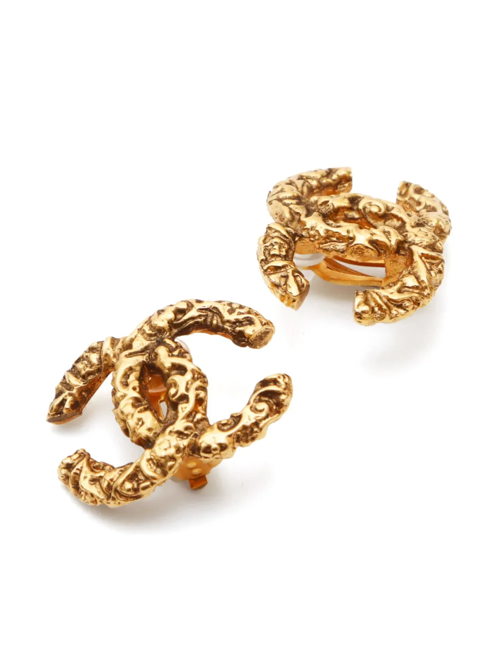 CHANEL Pre-Owned 1993 CC earrings - Goud