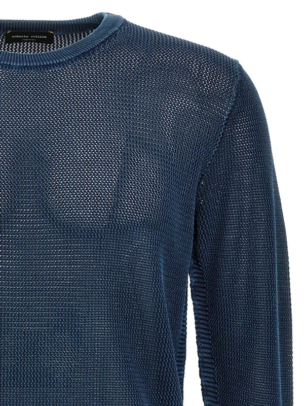 スウェット・トレーナー ROBERTO COLLINA COTTON PULLOVER Roberto Collina コットン プルオーバー | ブルー | FARFETCH JP