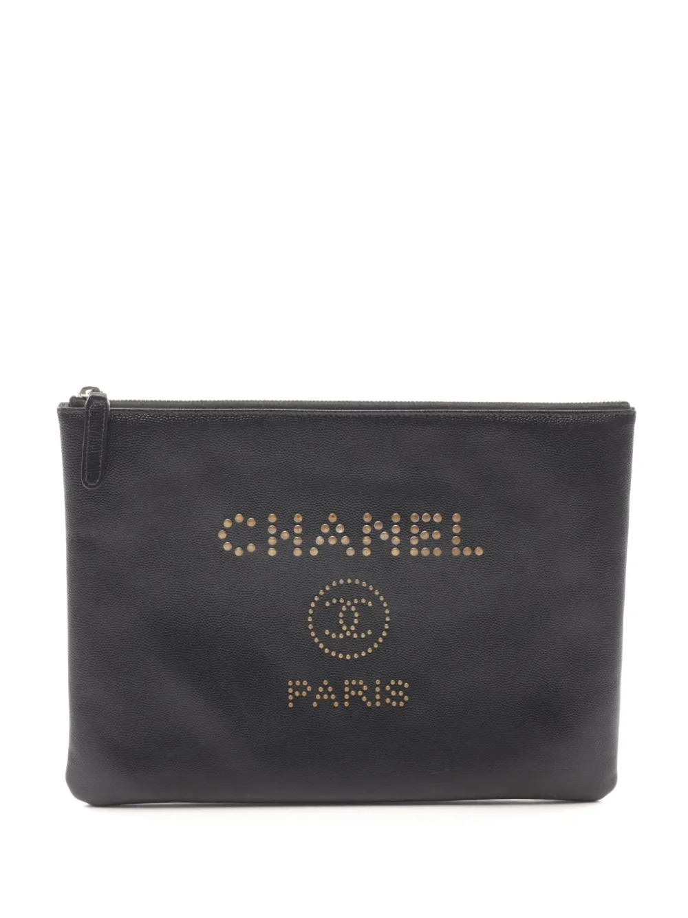 CHANEL Pre-Owned 2018 Deauville clutch bag | Black | Image 1