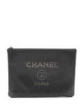 CHANEL Pre-Owned 2018 Deauville clutch bag - Black