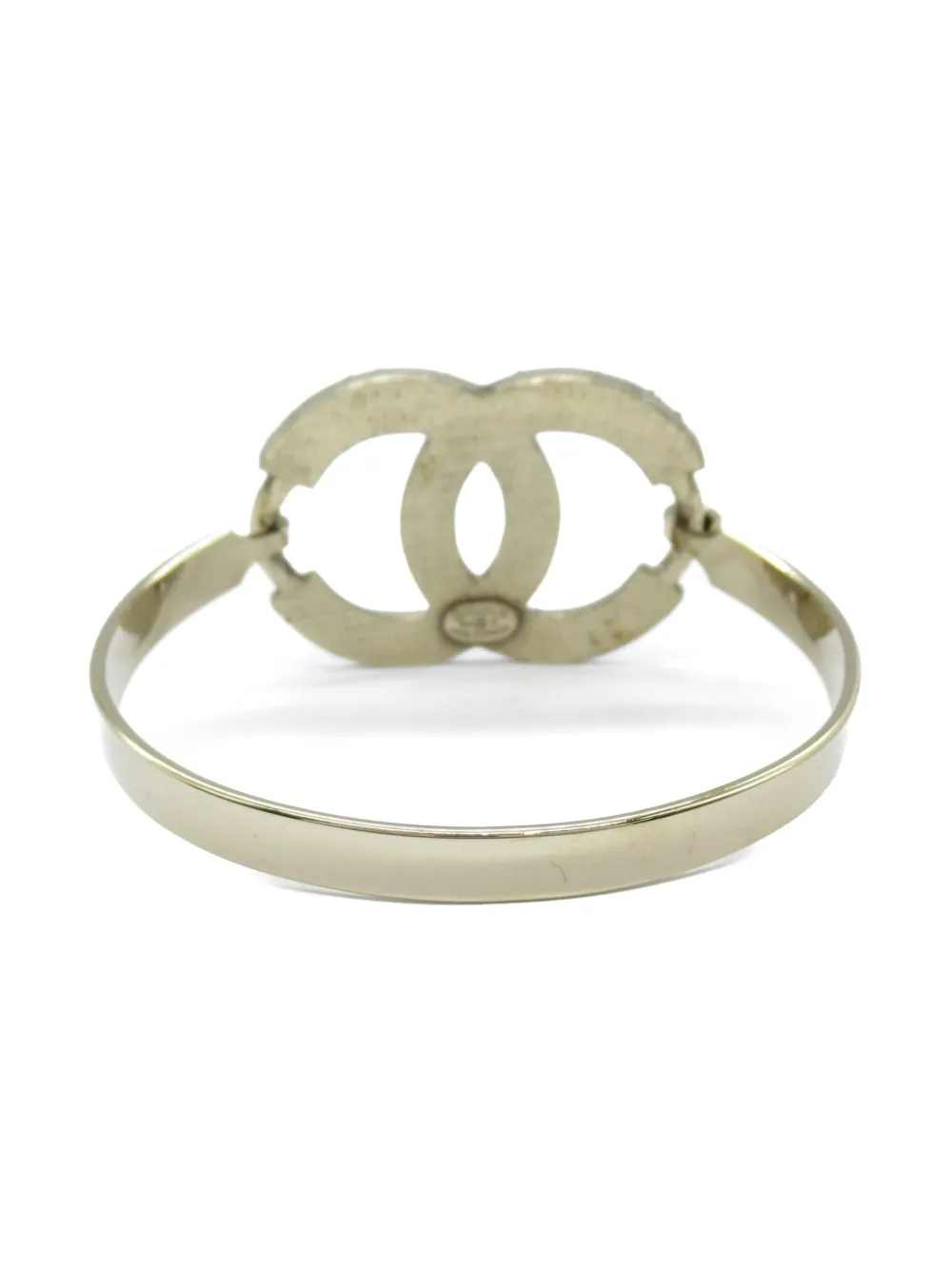 CHANEL Pre-Owned 1986-1988 Coco Mark armband - Goud