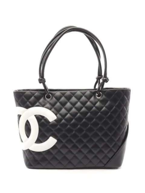 CHANEL Pre-Owned 2004-2005 large Cambon line tote bag