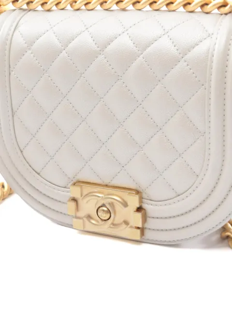 CHANEL Pre-Owned 2021 Boy Chanel Crescent shoulder bag J1LJK6L1 - 2