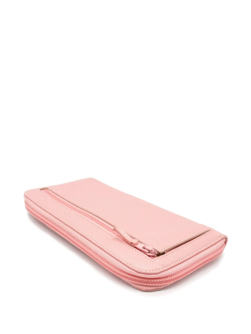 Pre-owned Chanel 2004-2005 Cc Caviar Long Wallet In Pink