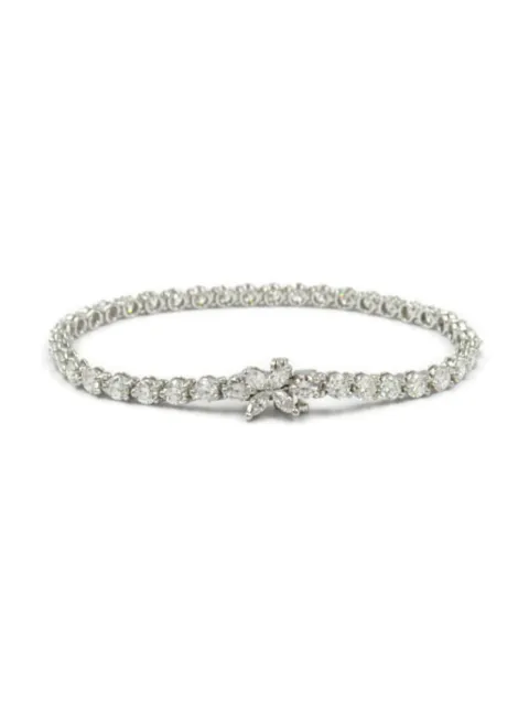 Tiffany & Co. Pre-Owned 2010s Victoria Platinarmband mit Diamanten