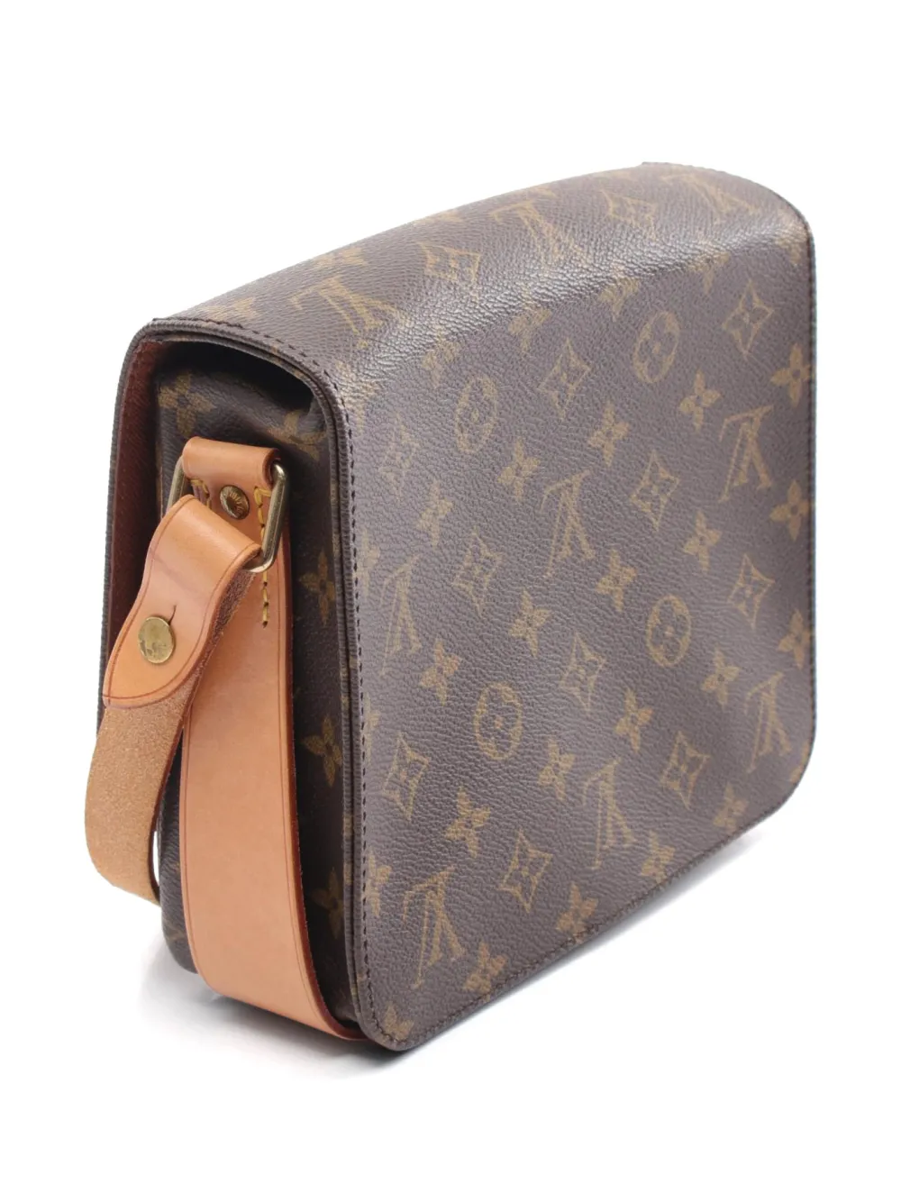 Louis Vuitton Pre-Owned circa 1995 Cartesier MM cross body bag - Bruin