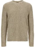 Roberto Collina mesh-knit sweater - Brown